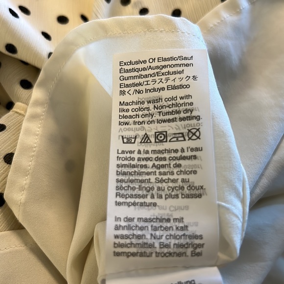 Madewell - Smocked Ruffle Shoulder Midi Dress in Inkbrush Dots - Picture 6 of 6